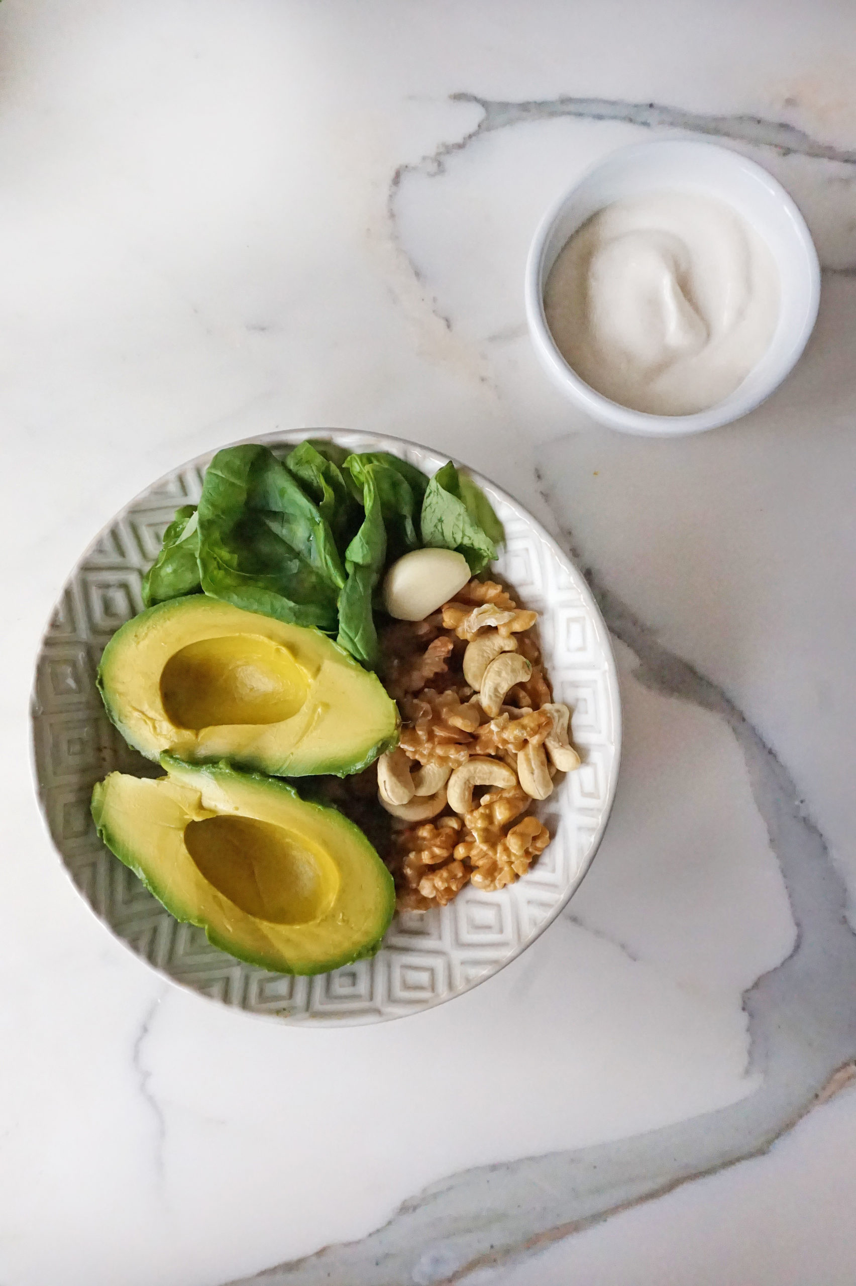 pesto à l'avocat ingrédients