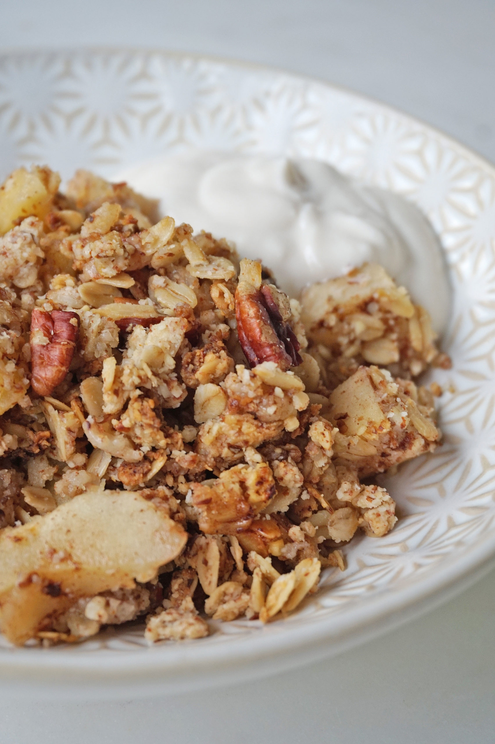 healthy vegan apple crumble healthy vegan apple crumble