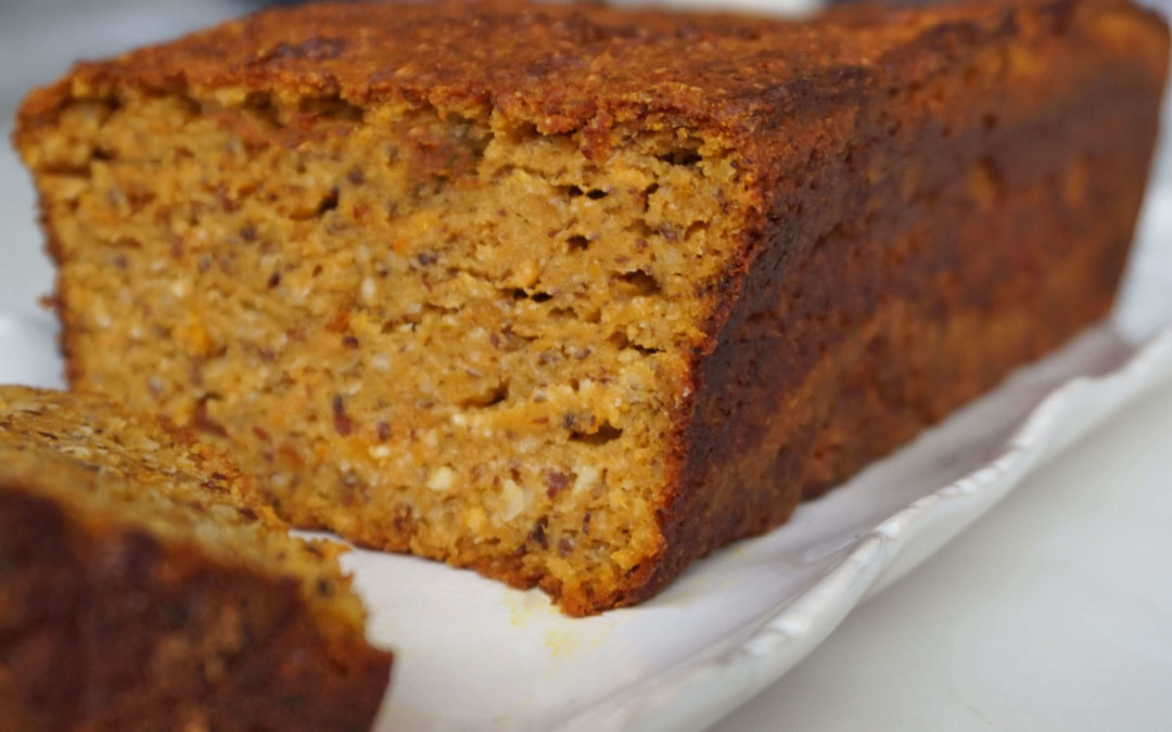 Cake Butternut et Amandes (healthy, végétalien & sans gluten)
